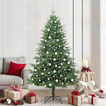 Artificial Pre-Lit Kerstboom Met Ballenset 120 Cm