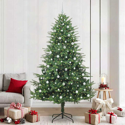 Artificial Pre-Lit Kerstboom Met Ballenset 120 Cm