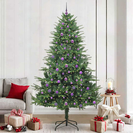 Artificial Pre-Lit Kerstboom Met Ballenset 120 Cm