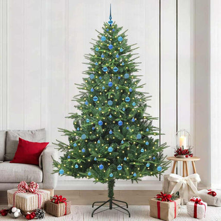 Artificial Pre-Lit Kerstboom Met Ballenset 120 Cm