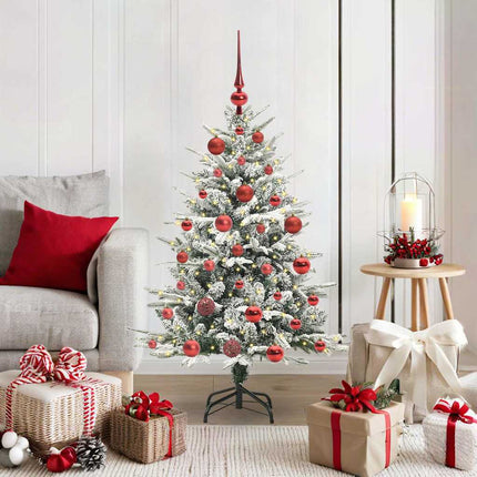 Artificial Pre-Lit Kerstboom Met Ballenset 120 Cm