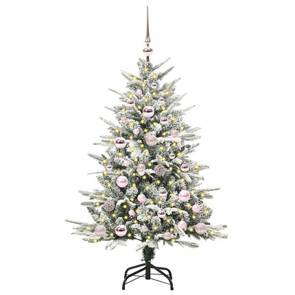 Artificial Pre-Lit Kerstboom Met Ballenset Groen 120 Cm