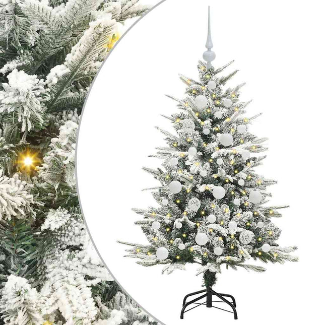 Artificial Pre-Lit Kerstboom Met Ballenset Groen 120 Cm