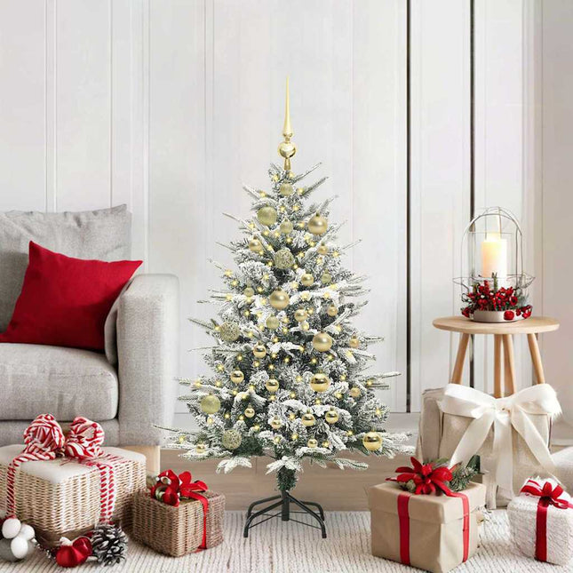 Kunst Kerstboom Met Verlichting 300 Led's Warmwit Pvc En Pe