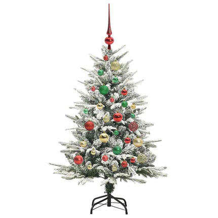 Artificial Pre-Lit Kerstboom Met Ballenset Groen 120 Cm