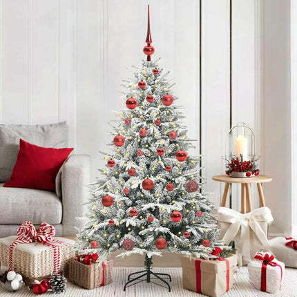 Artificial Pre-Lit Kerstboom Met Ballenset 120 Cm