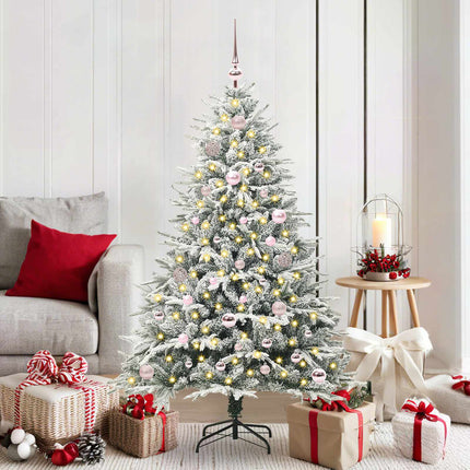 Artificial Pre-Lit Kerstboom Met Ballenset 120 Cm