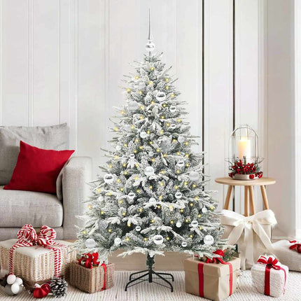 Artificial Pre-Lit Kerstboom Met Ballenset 120 Cm