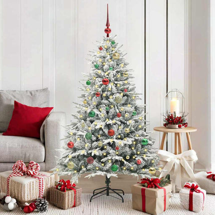 Artificial Pre-Lit Kerstboom Met Ballenset 120 Cm