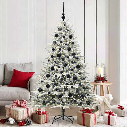 Artificial Pre-Lit Kerstboom Met Ballenset 120 Cm