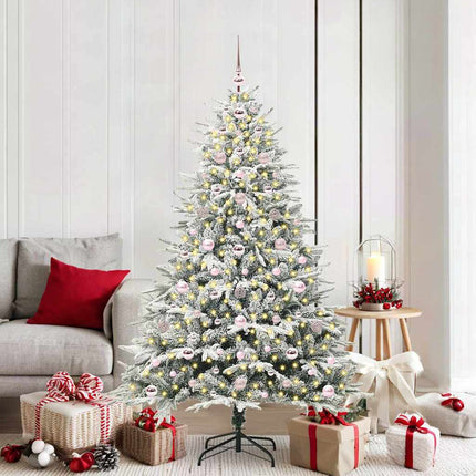 Artificial Pre-Lit Kerstboom Met Ballenset 120 Cm