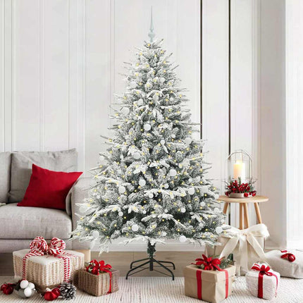 Artificial Pre-Lit Kerstboom Met Ballenset 120 Cm