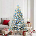 180 x 110 cm / Groen en wit / met 300 LED's en 120 blauwe ballen