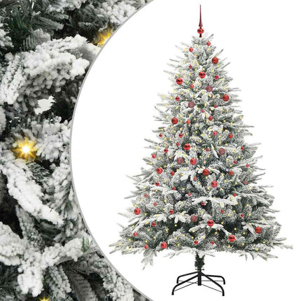 Artificial Pre-Lit Kerstboom Met Ballenset 120 Cm