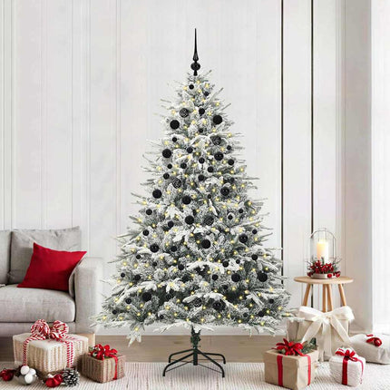 Artificial Pre-Lit Kerstboom Met Ballenset 120 Cm
