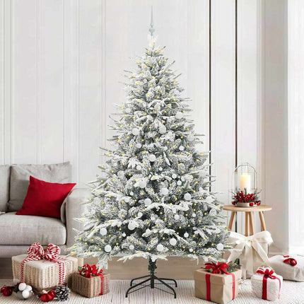 Artificial Pre-Lit Kerstboom Met Ballenset 120 Cm