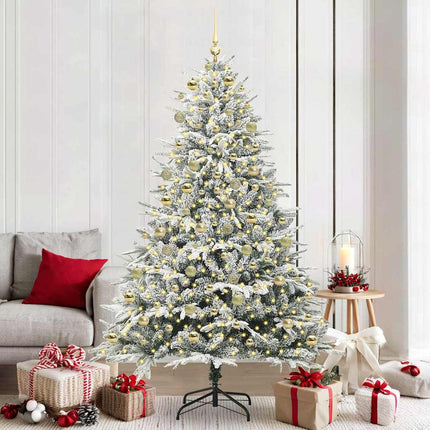 Artificial Pre-Lit Kerstboom Met Ballenset 120 Cm