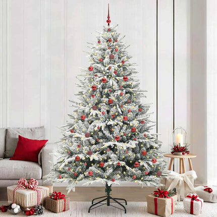 Artificial Pre-Lit Kerstboom Met Ballenset 120 Cm