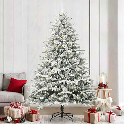 Artificial Pre-Lit Kerstboom Met Ballenset 120 Cm