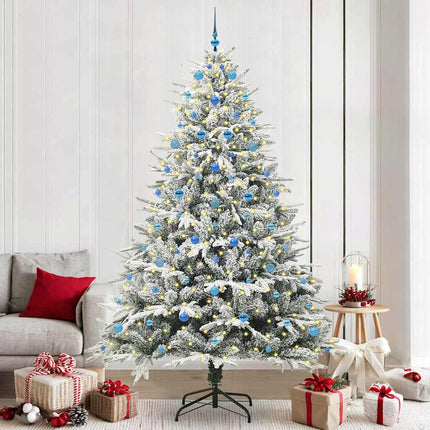 Artificial Pre-Lit Kerstboom Met Ballenset 120 Cm