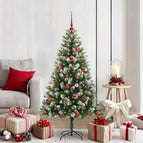 150 cm / met LEDs en rode ballen