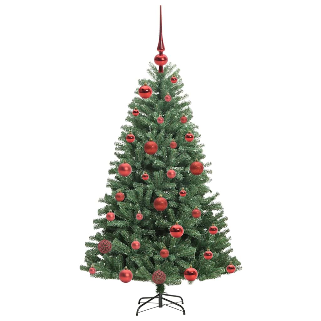 Kunstmatige Inklapbare Kerstboom Groen 120 cm PVC en Metaal