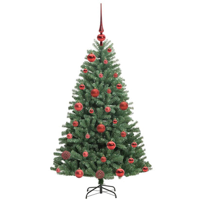 Kunstmatige Inklapbare Kerstboom Groen 120 cm PVC en Metaal