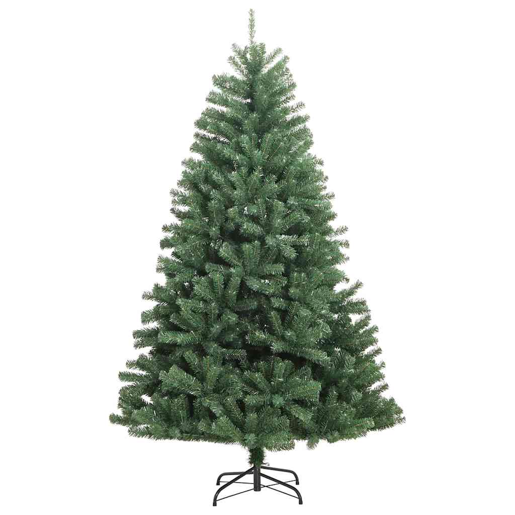 Kunstmatige Inklapbare Kerstboom Groen 120 cm PVC en Metaal