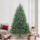 240 cm / Groen / met LEDs en blauwe ballen