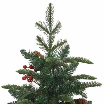 Kunstkerstboom Groen 150 cm PVC en Metaal en Plastic
