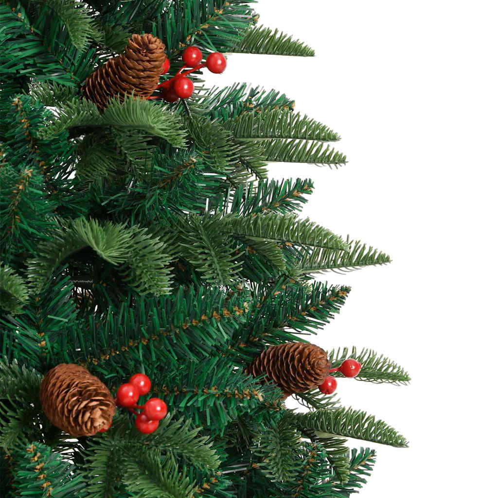 Kunstkerstboom Groen 150 cm PVC en Metaal en Plastic
