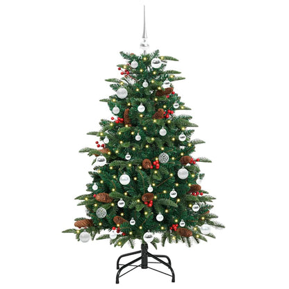 Kunstkerstboom Groen 150 cm PVC en Metaal en Plastic