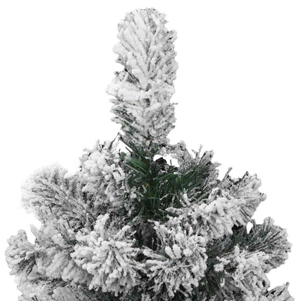 Kunstmatige Inklapbare Kerstboom 150 Led's Groen En Wit