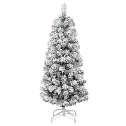 Kunstmatige Inklapbare Kerstboom 150 Led's Groen En Wit
