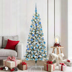 180 cm / met LEDs en blauwe ballen