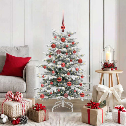 Kunstmatige Inklapbare Kerstboom Wit Pe En Pvc