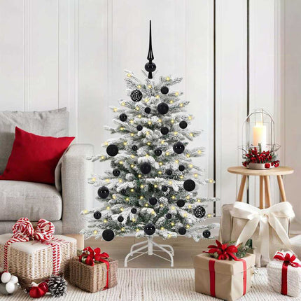 Kunstmatige Inklapbare Kerstboom Wit Pe En Pvc