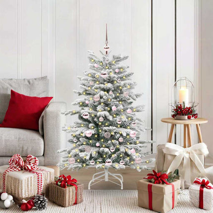Kunstmatige Inklapbare Kerstboom Wit Pe En Pvc