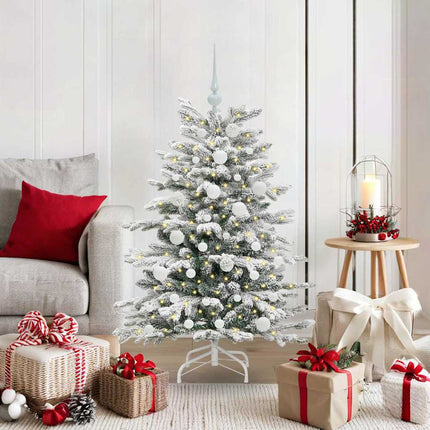 Kunstmatige Inklapbare Kerstboom Wit Pe En Pvc