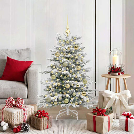 Kunstmatige Inklapbare Kerstboom Wit Pe En Pvc