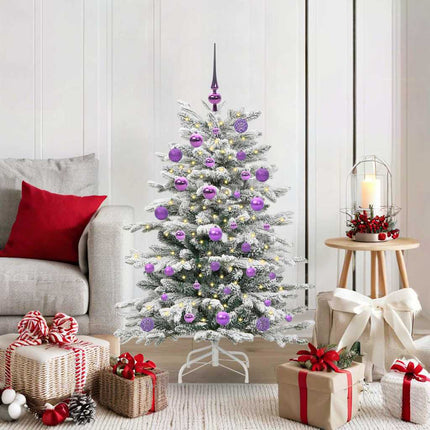 Kunstmatige Inklapbare Kerstboom Wit Pe En Pvc