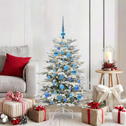 Kunstmatige Inklapbare Kerstboom Wit Pe En Pvc