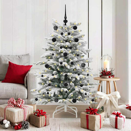 Kunstmatige Inklapbare Kerstboom Wit Pe En Pvc
