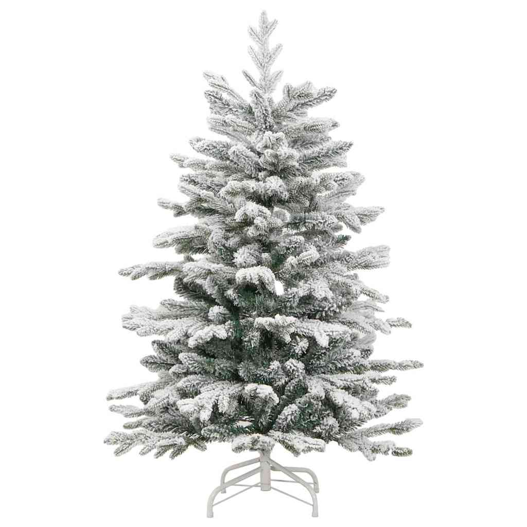Kunstmatige Inklapbare Kerstboom Wit 150 cm PE en PVC