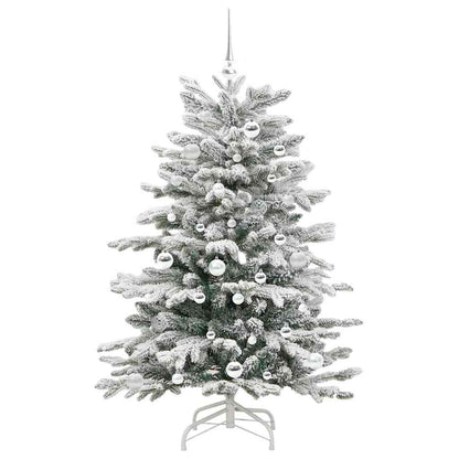 Kunstmatige Inklapbare Kerstboom Wit 150 cm PE en PVC