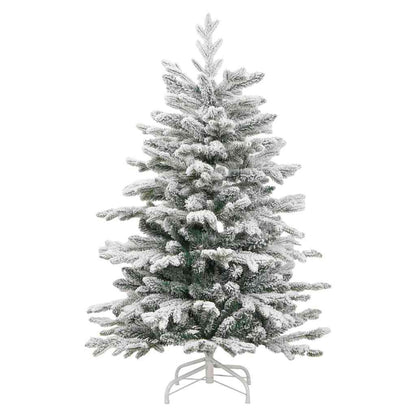 Kunstmatige Inklapbare Kerstboom Wit 150 cm PE en PVC