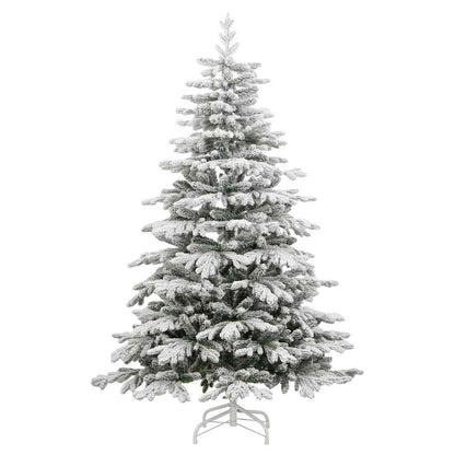 Kunstmatige Inklapbare Kerstboom Wit 180 cm PE en PVC