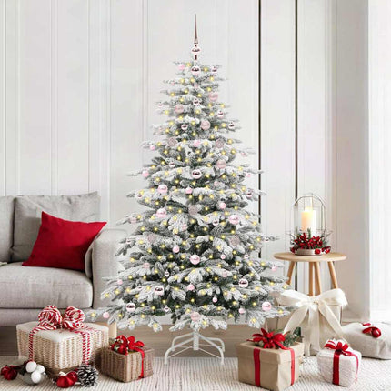 Kunstmatige Inklapbare Kerstboom Wit Pe En Pvc