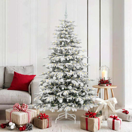 Kunstmatige Inklapbare Kerstboom Wit Pe En Pvc