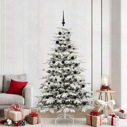 Kunstmatige Inklapbare Kerstboom Wit Pe En Pvc